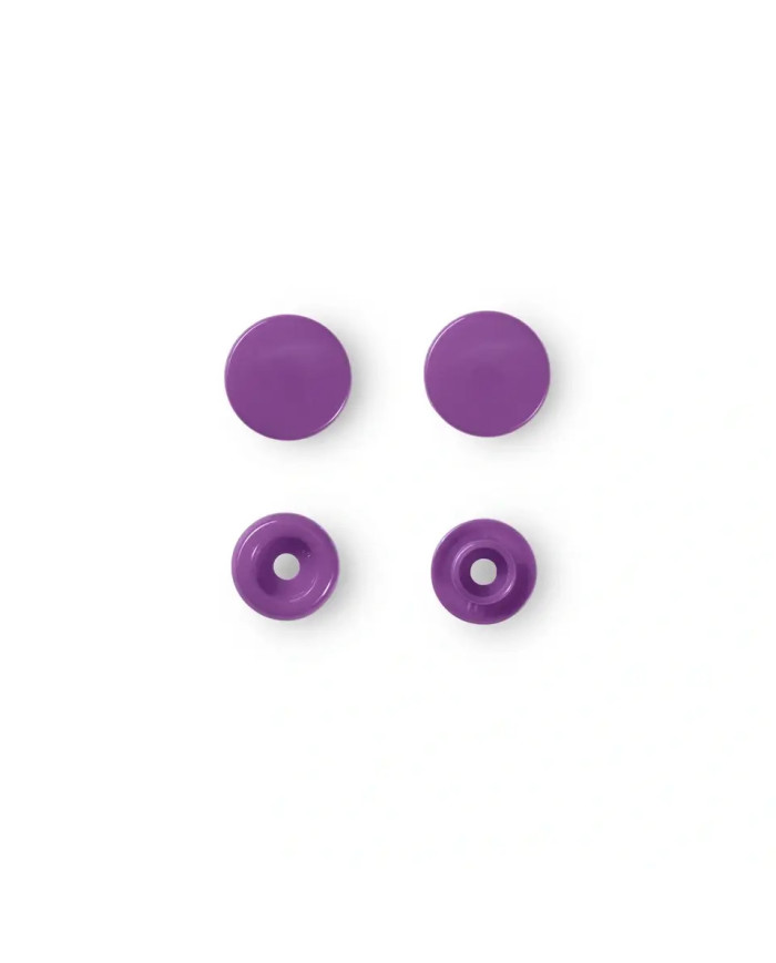 BOTTONI A PRESSIONE MM 12,4 (30 PZ) LILLA