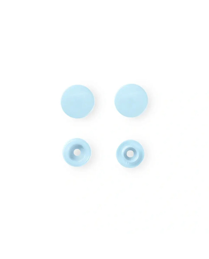 BOTTONI A PRESSIONE MM 12,4 (30 PZ) CELESTE