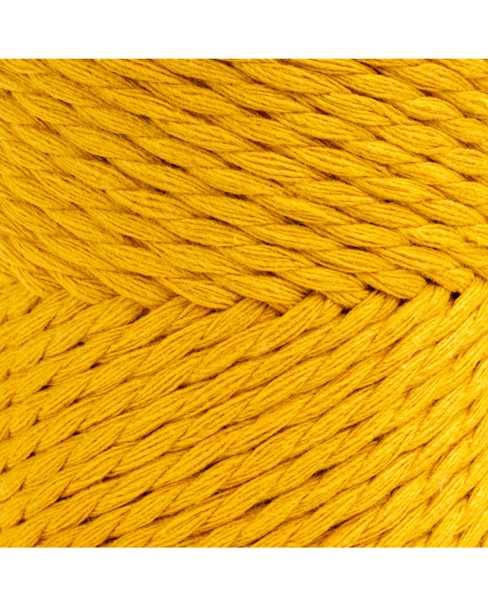CORDINO MACRAMIAMO (250 G) COL 002 GIALLO