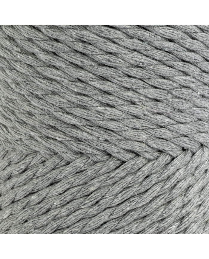 CORDINO MACRAMIAMO (250 G) COL 084 GRIGIO