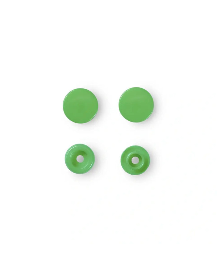 BOTTONI A PRESSIONE MM 12,4 (30 PZ) VERDE CHIARO