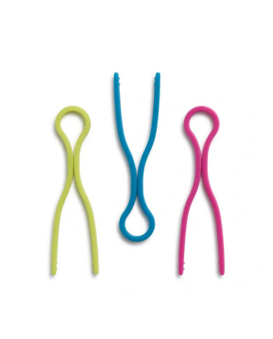 PORTA BOBINE PLASTICA COLORI ASSORTITI, 21 PZ