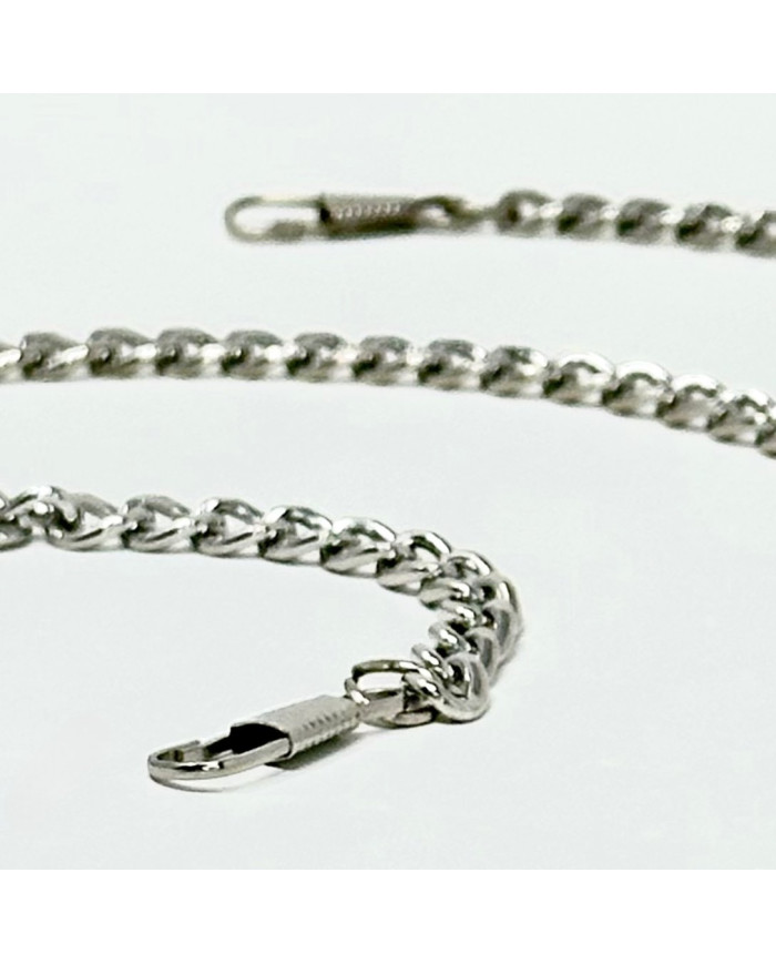 CATENA PER BORSE 110 CM COL 3 ARGENTO
