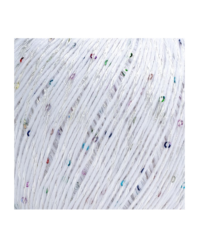 FILATO LED GPTEX (GOM X 50G.) COL 65 BIANCO MULTIC