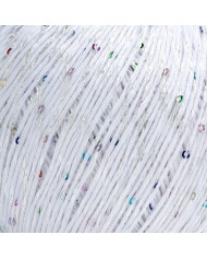 FILATO LED GPTEX (GOM X 50G.) COL 65 BIANCO MULTIC