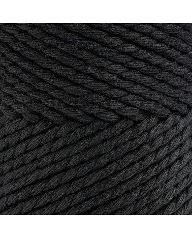 CORDINO MACRAMIAMO (250 G) COL 056 NERO