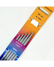 FERRI CALZE IN PLASTICA CM 20 MIS. 6,0