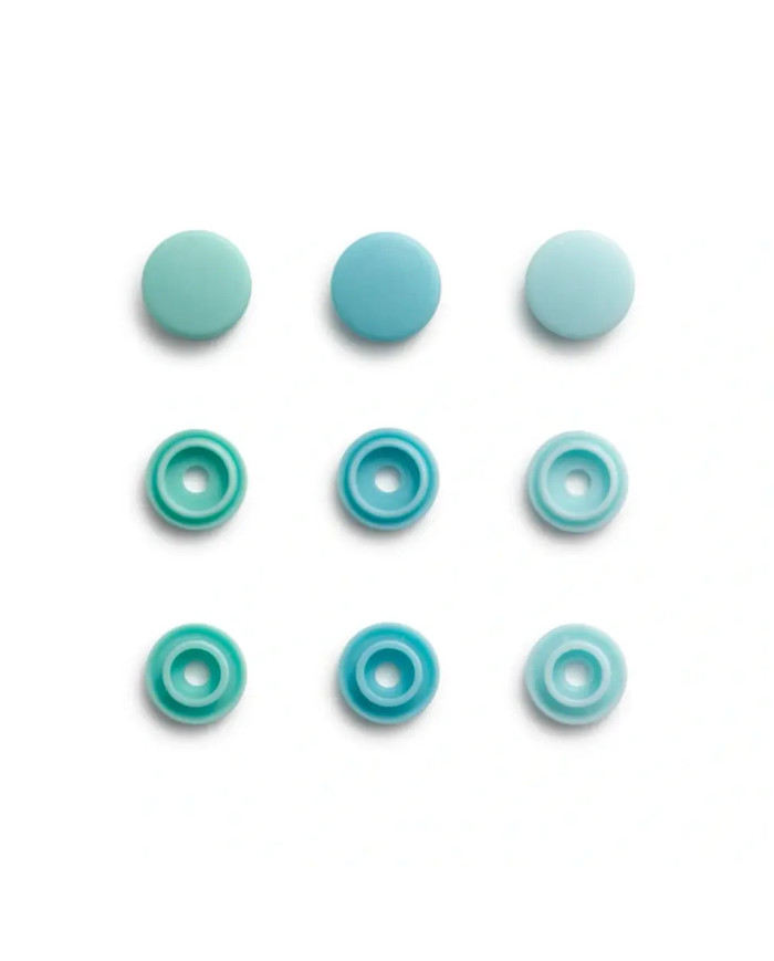 BOTTONI A PRESSIONE PRYM MINI 9 MM (36 PZ) MENTA