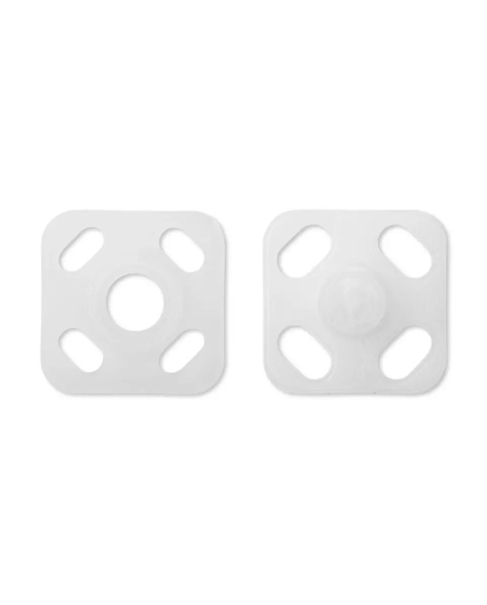 BOTTONI AUT.PLASTICA TRASP. MM  9 (15 PZ)