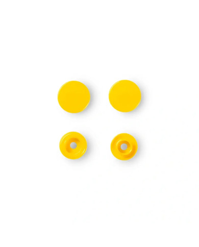 BOTTONI A PRESSIONE MM 12,4 (30 PZ) GIALLO