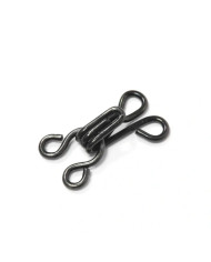 GANCI ED OCCHIELLI OTTONE NO. 3 NERO (12 PZ)