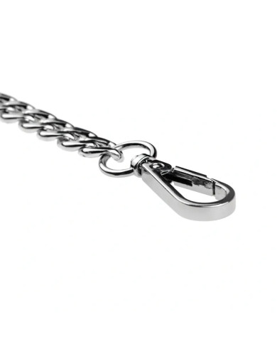 CATENA PER BORSE TAYLOR NERO ARGENTO (CM 109.5 CM)