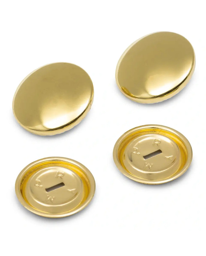 BOTTONI DA RICOPRIRE SENZA ATTREZZO 23 MM (4 PZ)