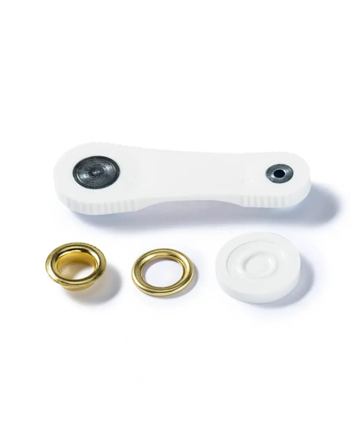 OCCHIELLI E RONDELLE OTTONE 11 MM ORO (15 PZ)