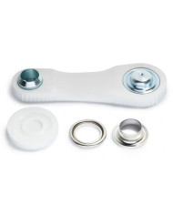 OCCHIELLI E RONDELLE OTTONE 11 MM ARG (15 PZ)