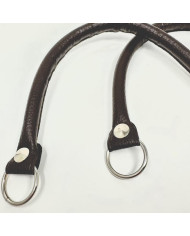 MANICI BORSA BM FINTA PELLE CM 40 COL 19 MARRONE