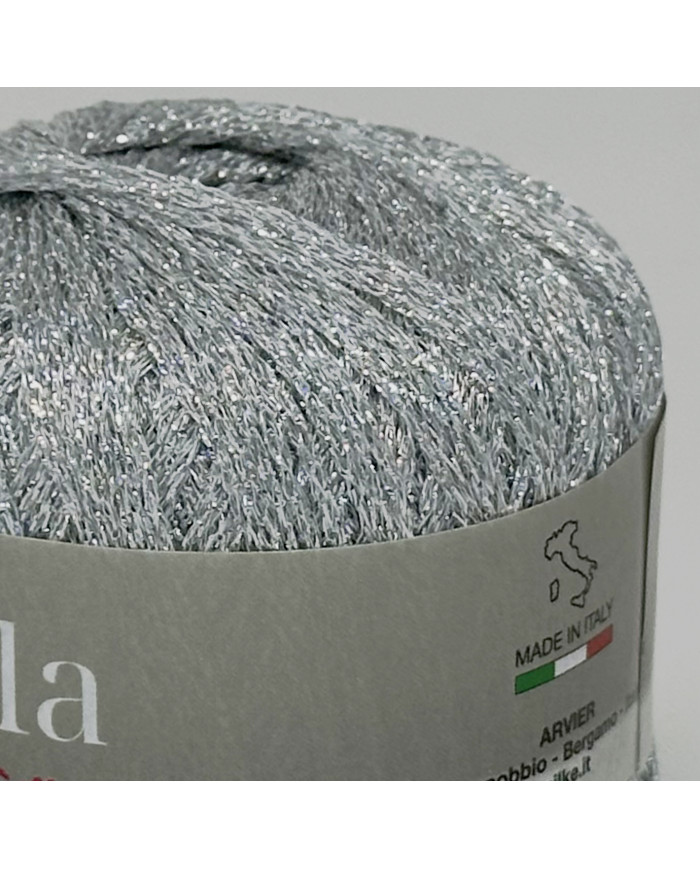 FILATO LAME SILKE CATENELLA 101 (GOM 25 G.) ARGEN