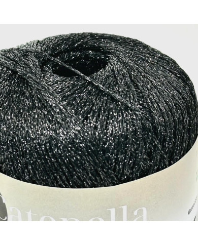 FILATO LAME SILKE CATENELLA 136 (GOM 25 G.) NERO