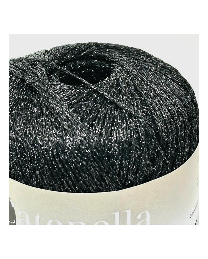 FILATO LAME SILKE CATENELLA 136 (GOM 25 G.) NERO