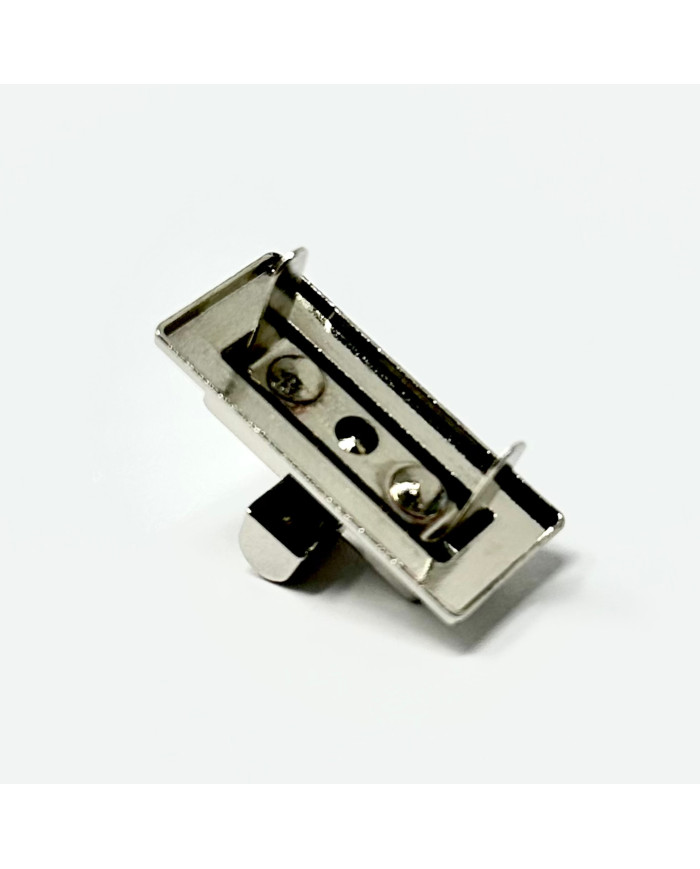 CHIUSURA A GIRELLO 3,9X2,2 CM IN METALLO ZAMA SILV