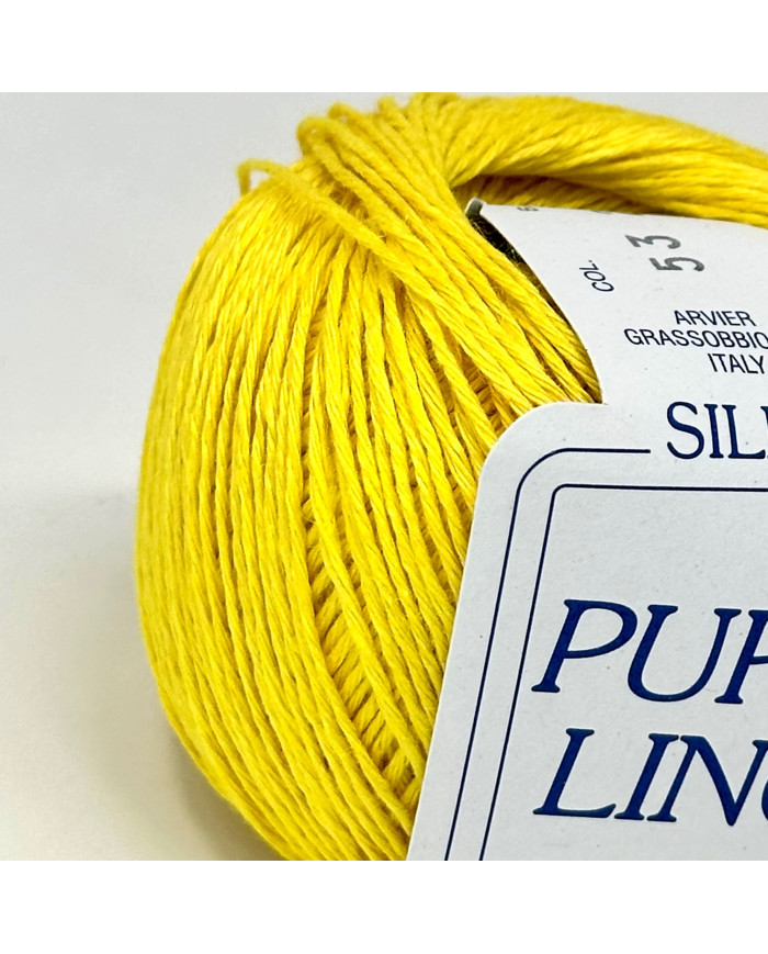 FILATO SILKE LINO (GOM X 50 G.) COL 53 GIALLO