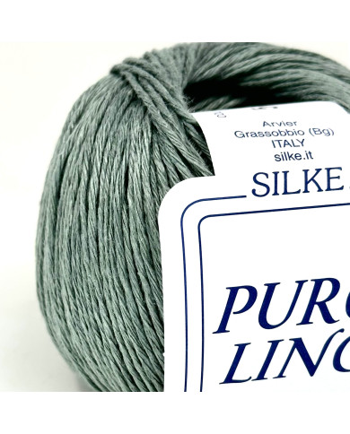 FILATO SILKE LINO (GOM X 50 G.) COL 50 GRIGIO MED