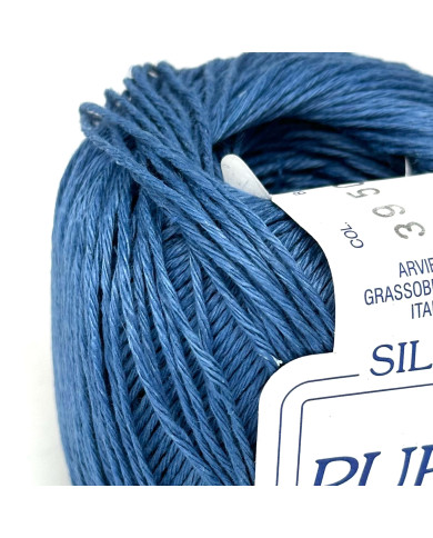 FILATO SILKE LINO (GOM X 50 G.) COL 39 AZZURRO
