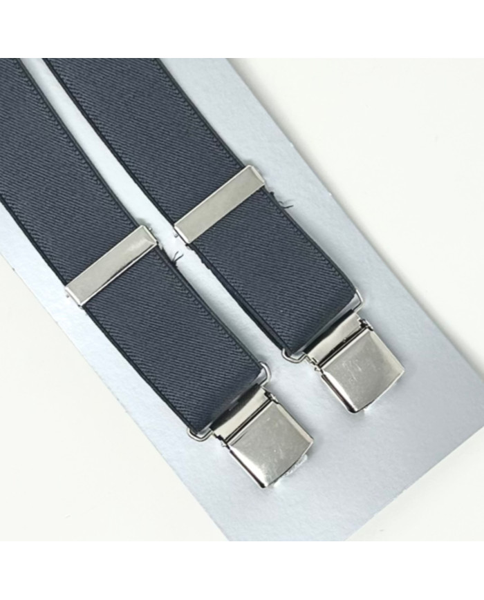 BRETELLE UOMO PARIS UNITO COL 9 GRIGIO SCURO