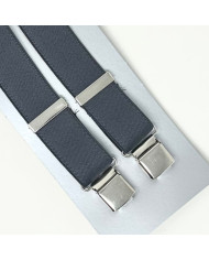 BRETELLE UOMO PARIS UNITO COL 9 GRIGIO SCURO