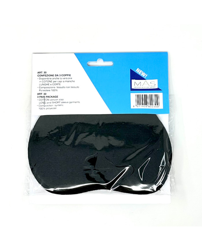 SOTTOASCELLE MAS AUTOADESIVE (CONF 3 CP) NERO