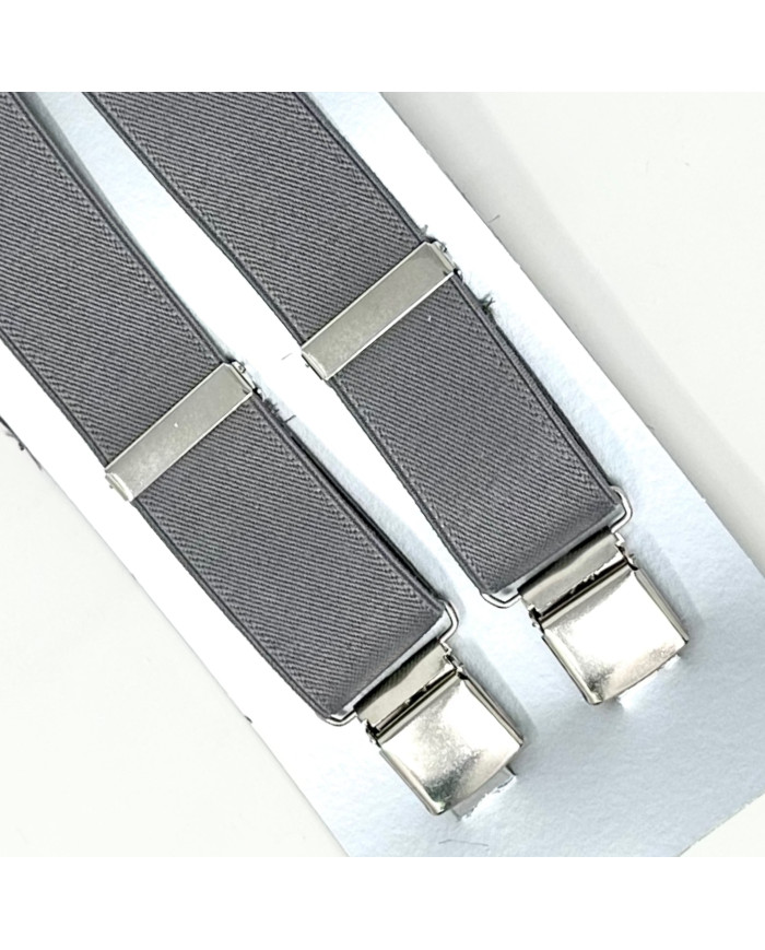 BRETELLE UOMO PARIS UNITO COL 14 GRIGIO MEDIO