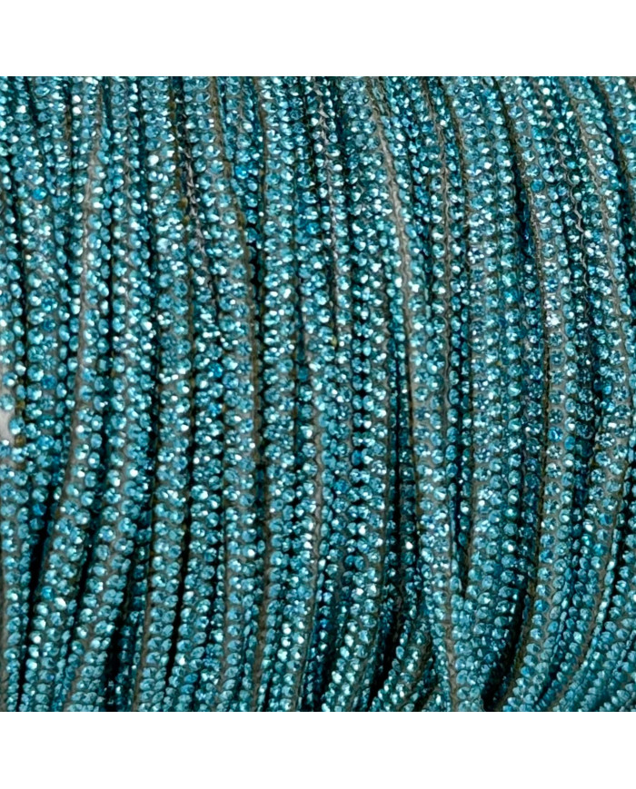 TUBOLARE STRASS CS018 COL 15 AZZURRO