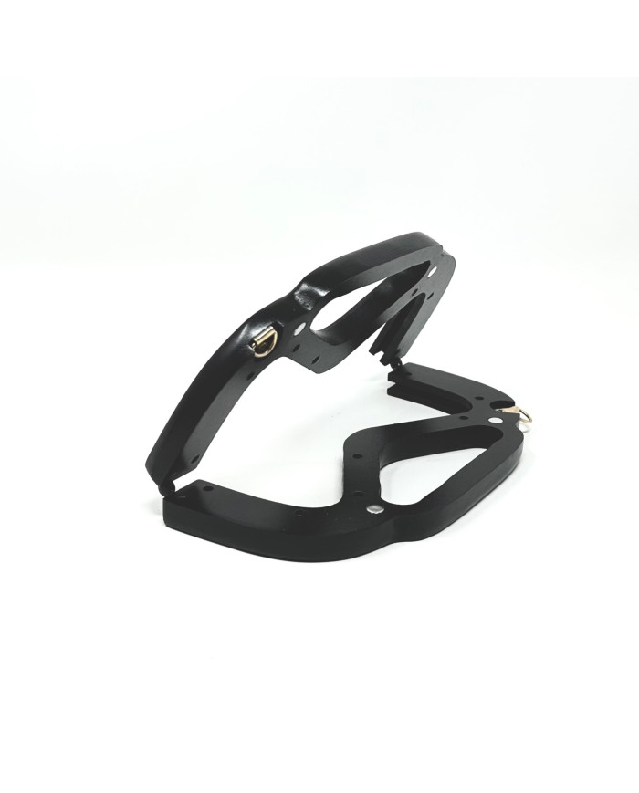 MANICO POCHETTE IN LEGNO CM 20*8,5 NERO