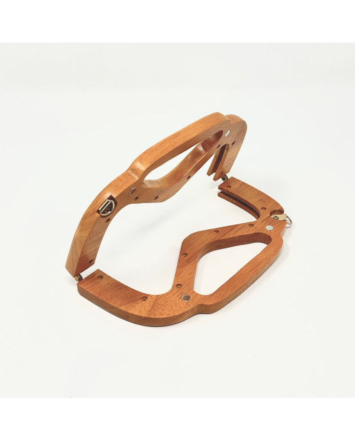 MANICO POCHETTE IN LEGNO CM 20*8,5 NOCCIOLA