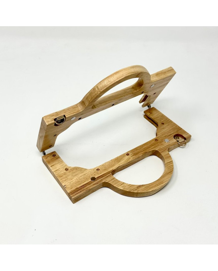 MANICO POCHETTE IN LEGNO CM 20*12,50 CHIARO