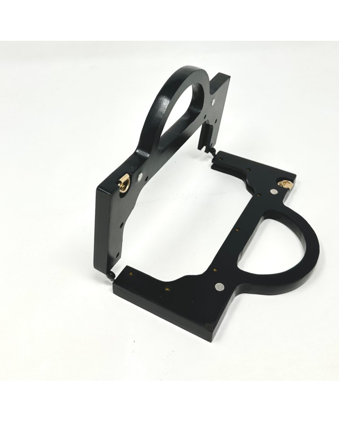 MANICO POCHETTE IN LEGNO CM 20*12,50 NERO