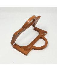 MANICO POCHETTE IN LEGNO CM 20*12,50 NOCCIOLA