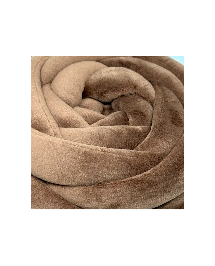 MARSHMALLOW VELLUTO PER BORSE COL.303 MARRONE