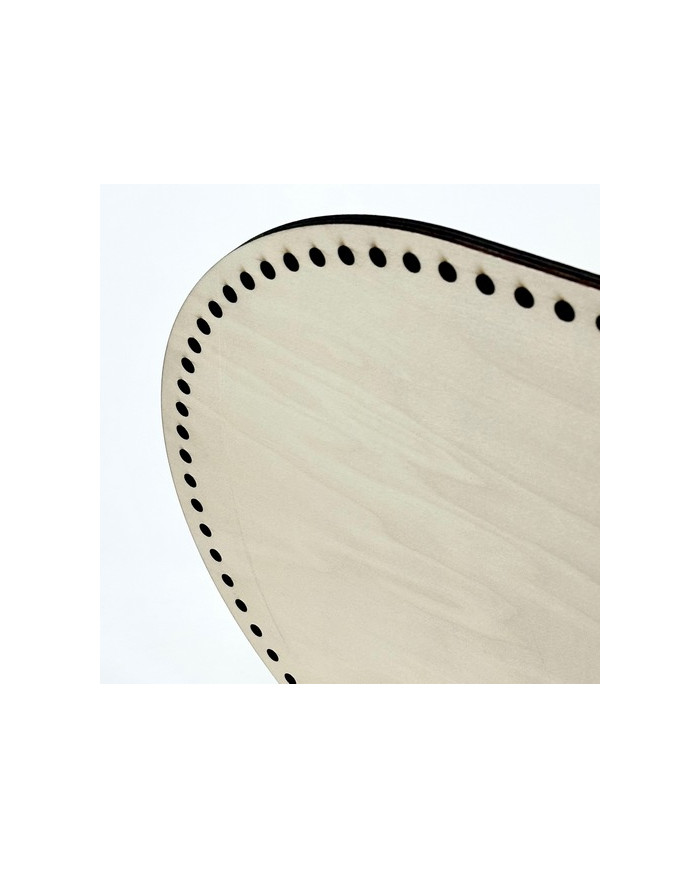 FONDO CULLA OVALE IN LEGNO CM 65 X 35