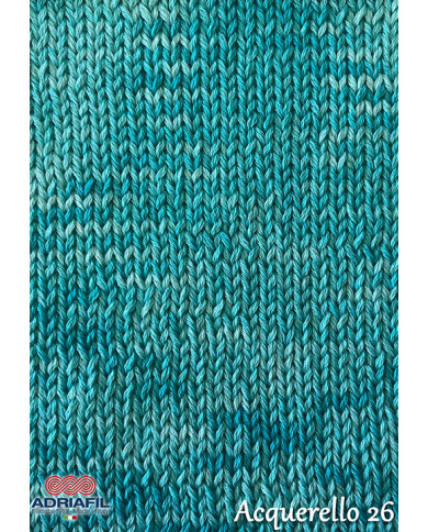 FILATO ACQUERELLO ADRIAFIL (50G) COL 26 MARE