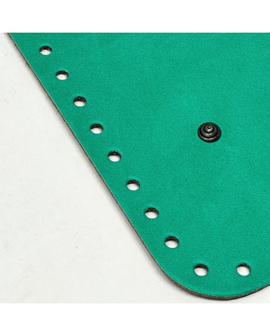FONDO RETTANGOLARE PER BORSA CM 35X17 VERDE SMER.