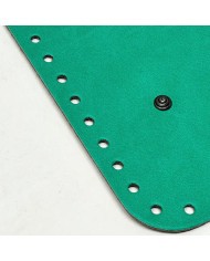 FONDO RETTANGOLARE PER BORSA CM 35X17 VERDE SMER.