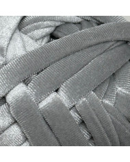 FETTUCCIA VELLUTO VEL-LUX ISPE 047 GRIGIO ARGENTO