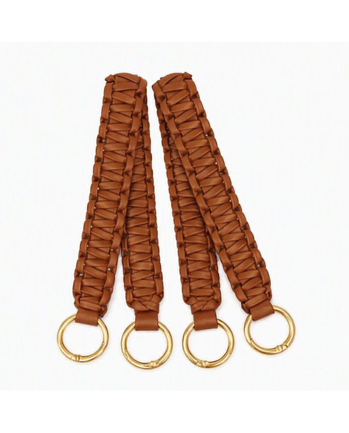 MANICI BORSA BM FINTA PELLE CM 40 COL 34 NOCCIOLA