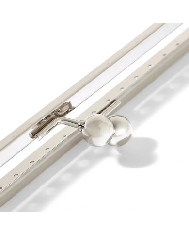 CHIUSURA PER BORSE LUCIA ARGENTO CM 23,0 X 8,0