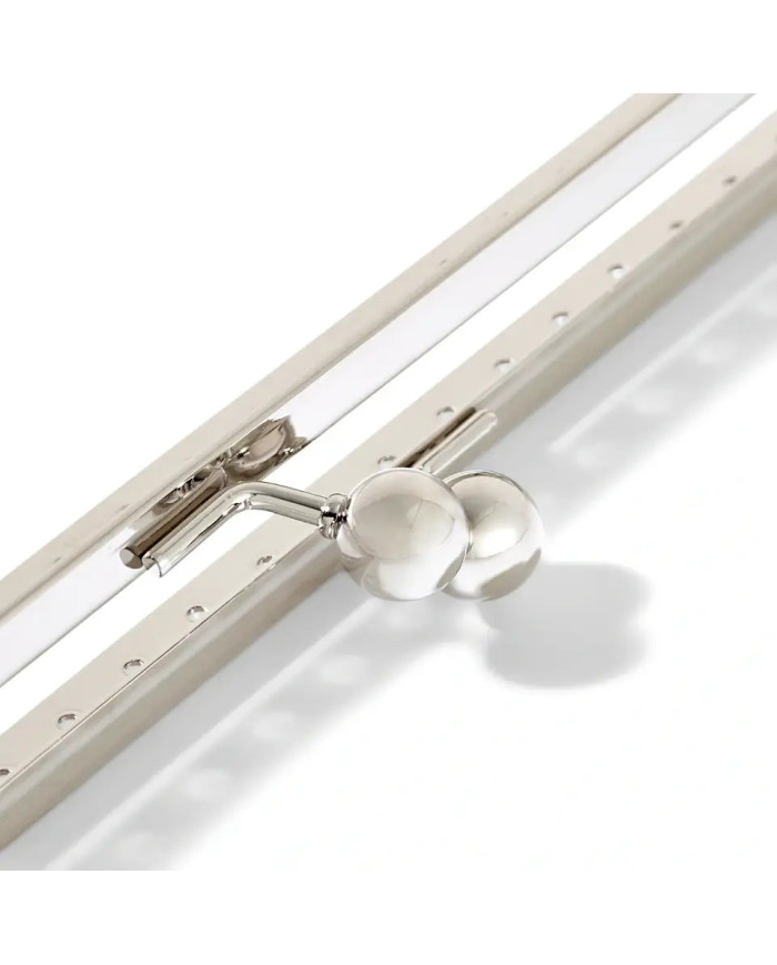 CHIUSURA PER BORSE LUCIA ARGENTO CM 23,0 X 8,0