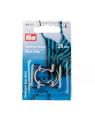 CLIP PER BIKINI ACCIAIO NIKELATO MM 25
