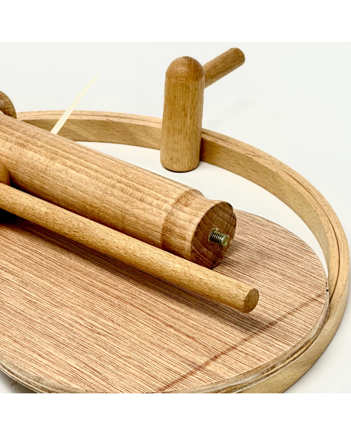 TELAIO PER RICAMO TONDO CON BASE CM 27