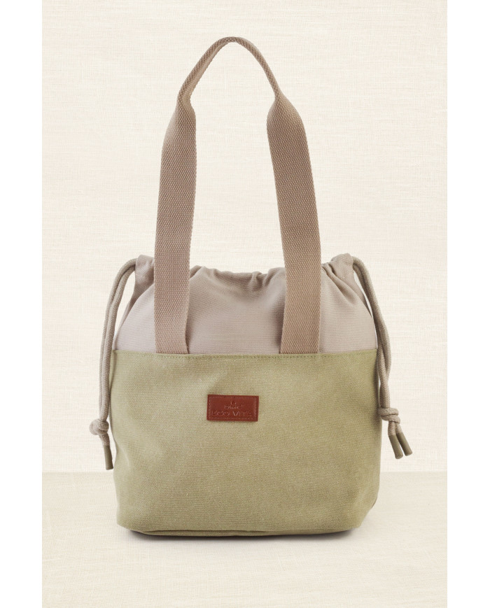 SACCA DMC U2123 KHAKI/EC 28 X 24 X 14 CM