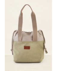SACCA DMC U2123 KHAKI/EC 28 X 24 X 14 CM